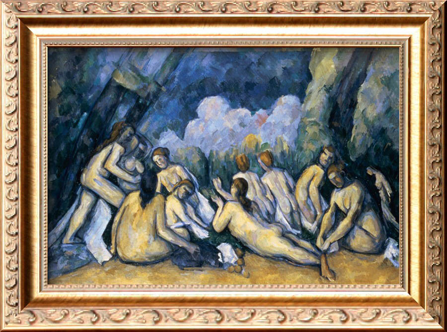 The Large Bathers, circa 1900-05 By Paul Cezanne